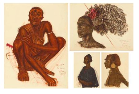 Non Tecnico Iacovleff  - Alexandre Iacovleff (1887-1938). Dessins et peintures d’Afrique. 1927