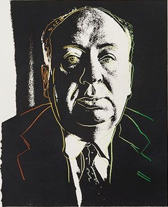 Serigrafia Warhol - Alfred Hitchcock
