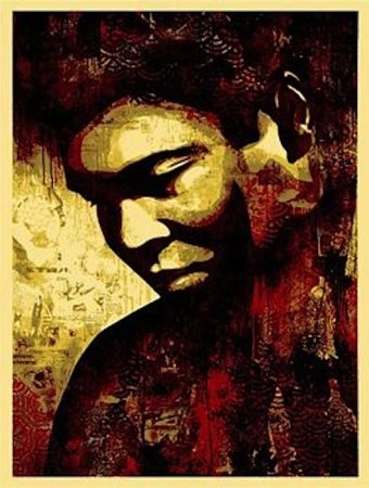 Serigrafia Fairey - Ali Canvas