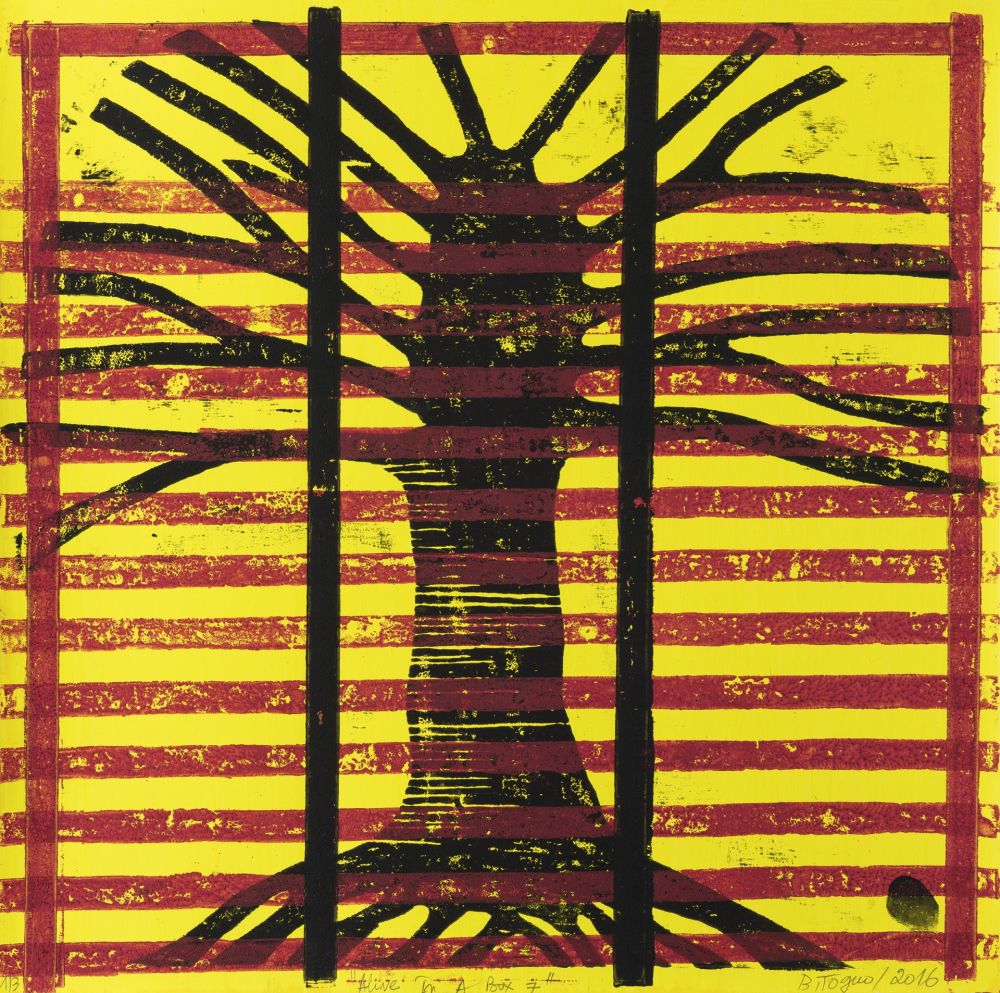 Incisione Su Legno Toguo - Alive in a box 7