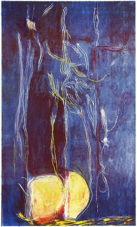 Incisione Su Legno Frankenthaler - All About Blue