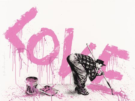 Serigrafia Mr Brainwash - All You Need is Love 2 (Pink)