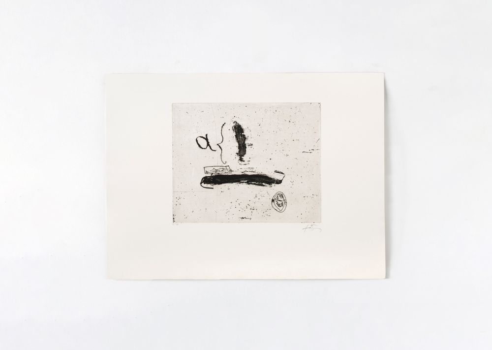 Incisione Tàpies - Alpha 