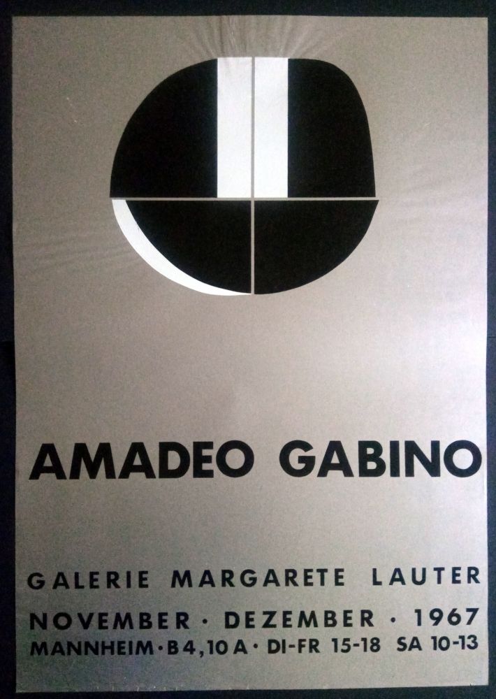 Manifesti Gabino - Amadeo Gabino - Galerie Margarete Lauter 1967