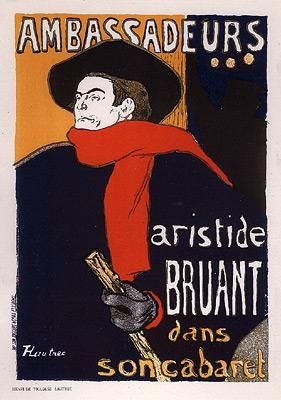 Litografia Toulouse-Lautrec - Ambassadeurs/Aristide Bruant
