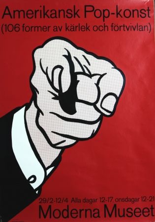 Serigrafia Lichtenstein -   	 Amerikansk Pop-Konst