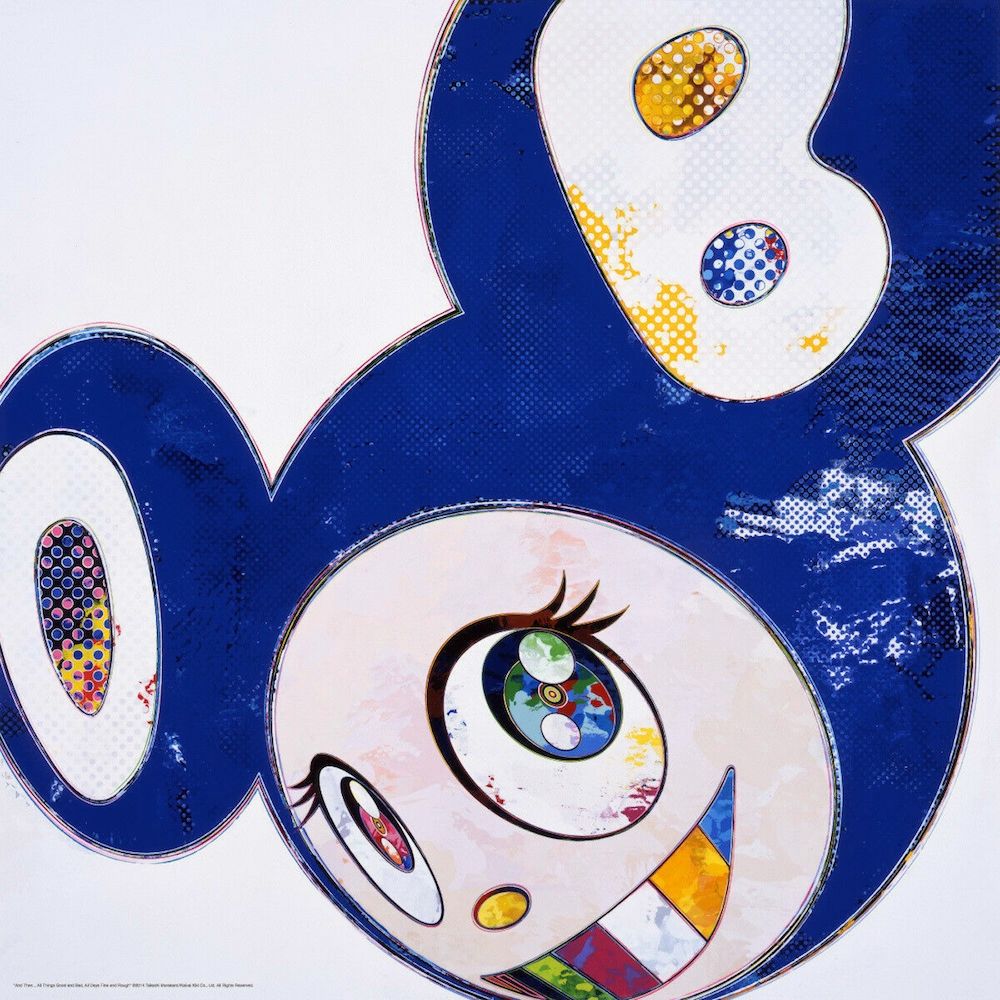 Litografia Murakami - And Then...(Blue)