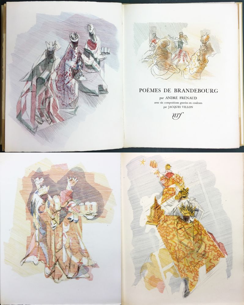 Libro Illustrato Villon - André Frénaud : POÈMES DE BRANDEBOURG (1947)
