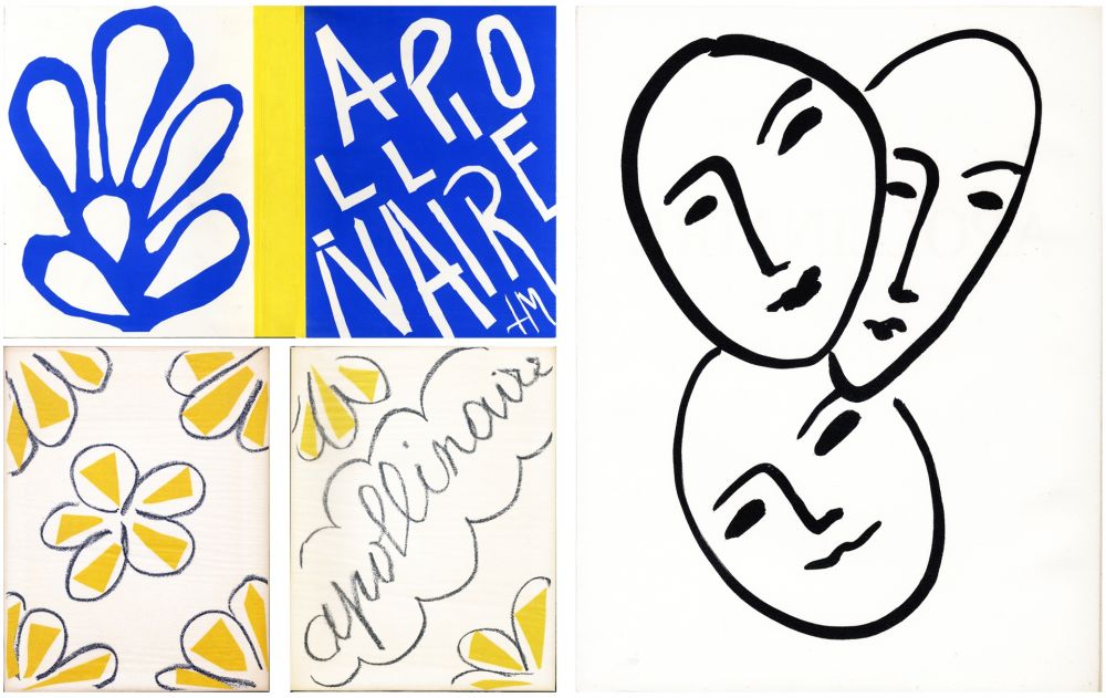 Libro Illustrato Matisse - André Rouveyre : APOLLINAIRE. 7 lithographies et 1 gravure originales (1952)..