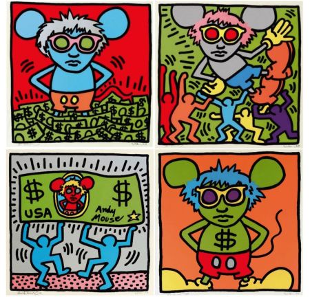 Serigrafia Warhol - Andy Mouse Complete Portfolio