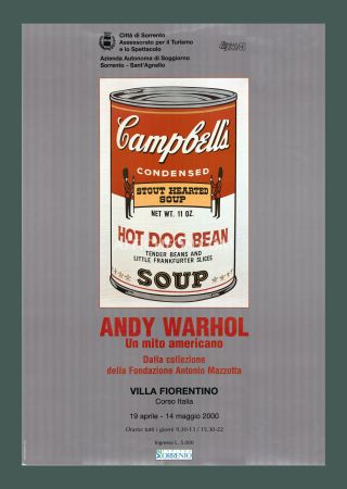 Litografia Warhol - Andy Warhol: 'Campbell's Soup (Hot Dog Bean)' 2000 Offset-lithograph