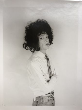 Fotografie Makos - Andy Warhol, dark wig (Altered Images)