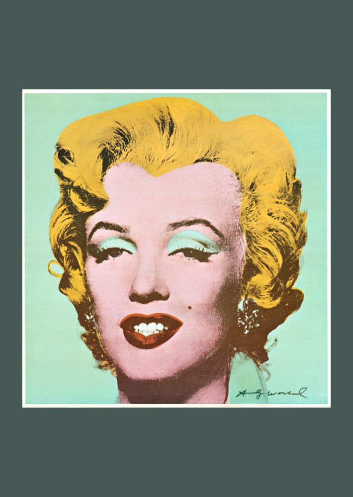 Non Tecnico Warhol - Andy Warhol: 'Marilyn Monroe (Tate Gallery)' 1970 Offset-lithograph (Hand-signed)