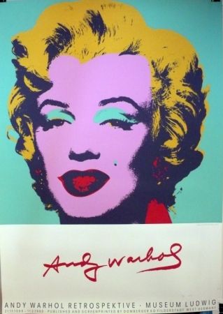 Serigrafia Warhol (After) - Andy Warhol Retrospektive-Museum Ludwig, 1989