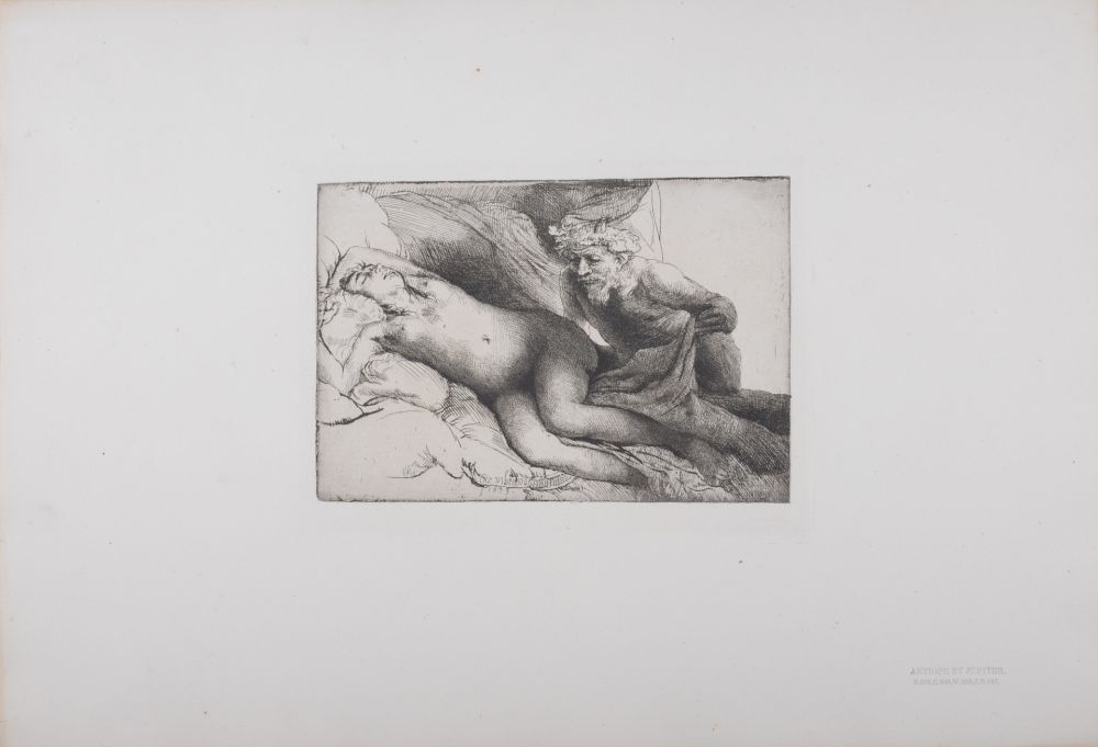 Rotocalcografia Rembrandt - Antiope et Jupiter