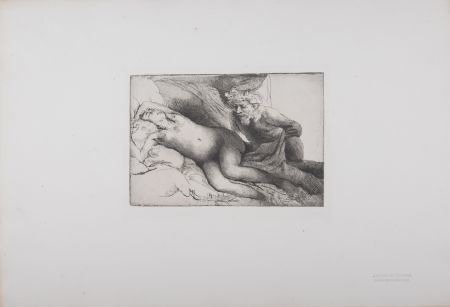 Rotocalcografia Rembrandt - Antiope et Jupiter