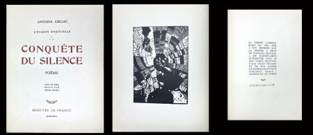 Libro Illustrato Kupka - Antoine Orliac : CONQUÊTE DU SILENCE avec un bois gravé de Frank KUPKA (1936)