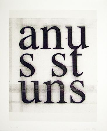Serigrafia Wool - Anus Stuns