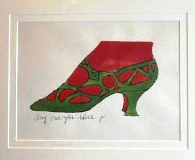 Litografia Warhol - Anyone for Shoes - A La Recherche Du Shoe Perdu