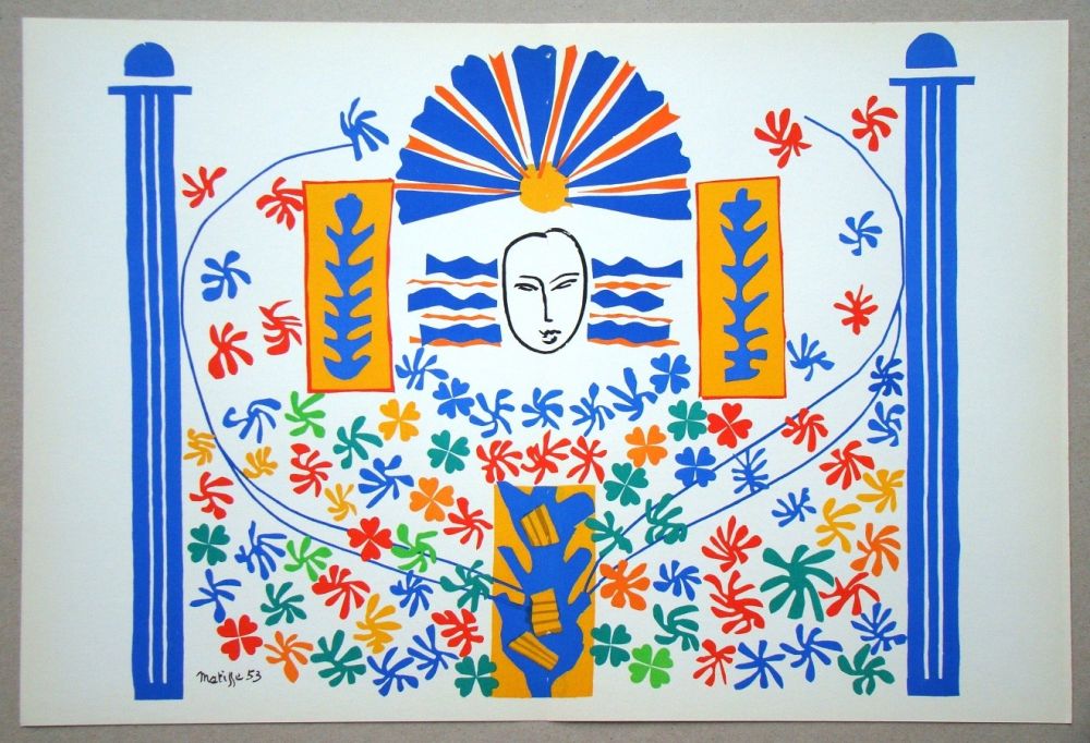 Litografia Matisse (After) - Apollon