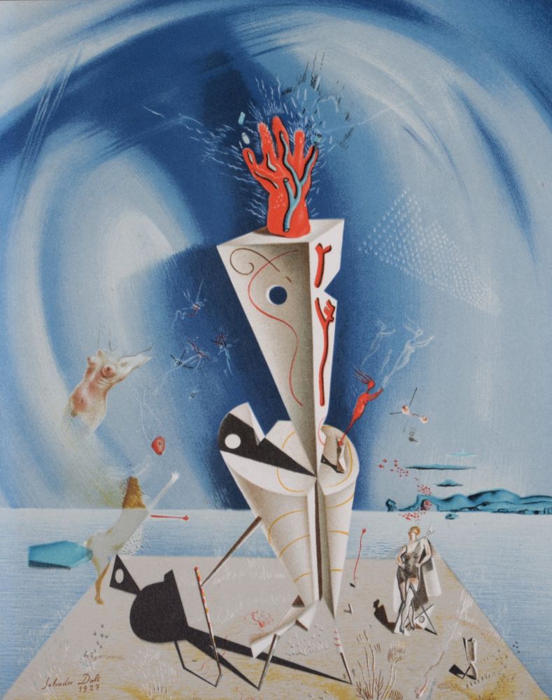 Litografia Dali - Appareil et main, 1974