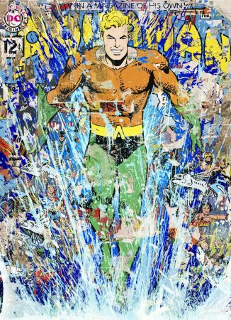 Serigrafia Mr Brainwash - Aquaman