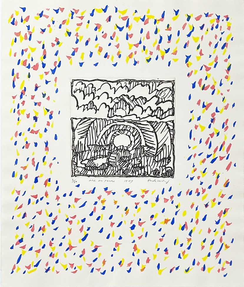 Incisione Alechinsky - Arc en terre