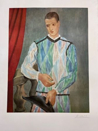 Litografia Picasso - Arlequin
