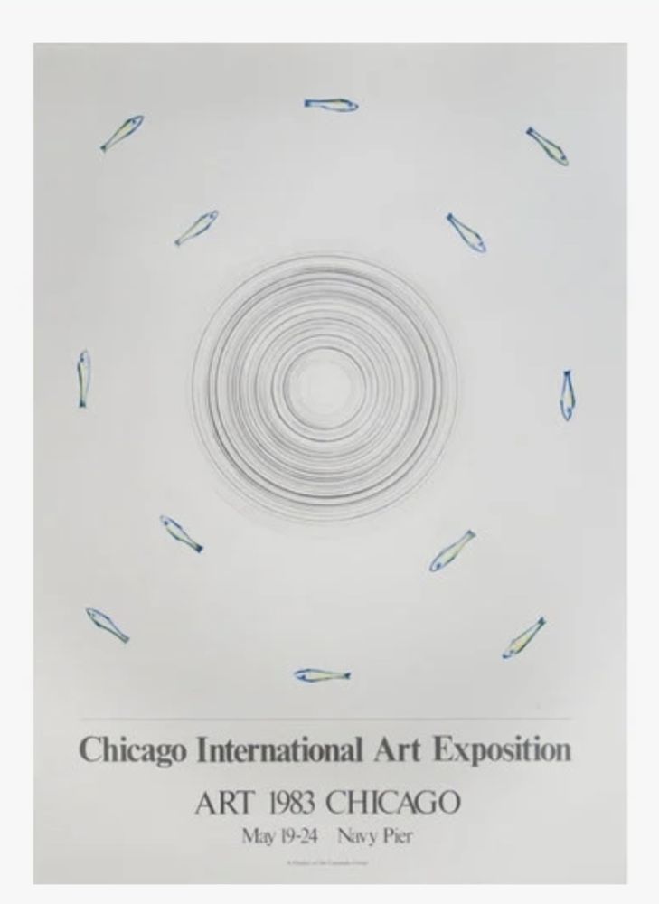 Litografia Ruscha - Art 1983 Chicago