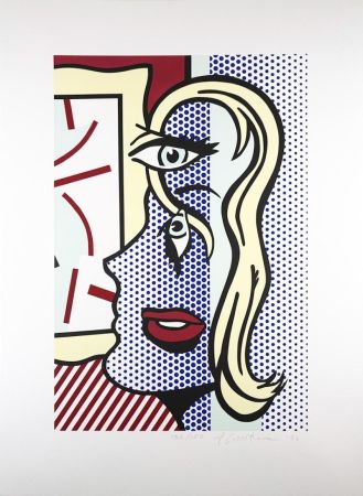 Serigrafia Lichtenstein - Art Critic