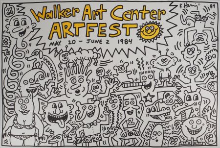 Litografia Haring - Artfest : Walker Art Center