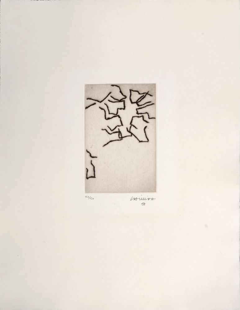 Litografia Chillida - Articulations III, 1962 - Hand-signed!