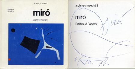 Non Tecnico Miró - Artistically signed book
