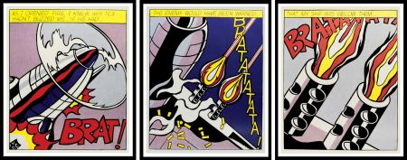 Litografia Lichtenstein - As I Opened Fire