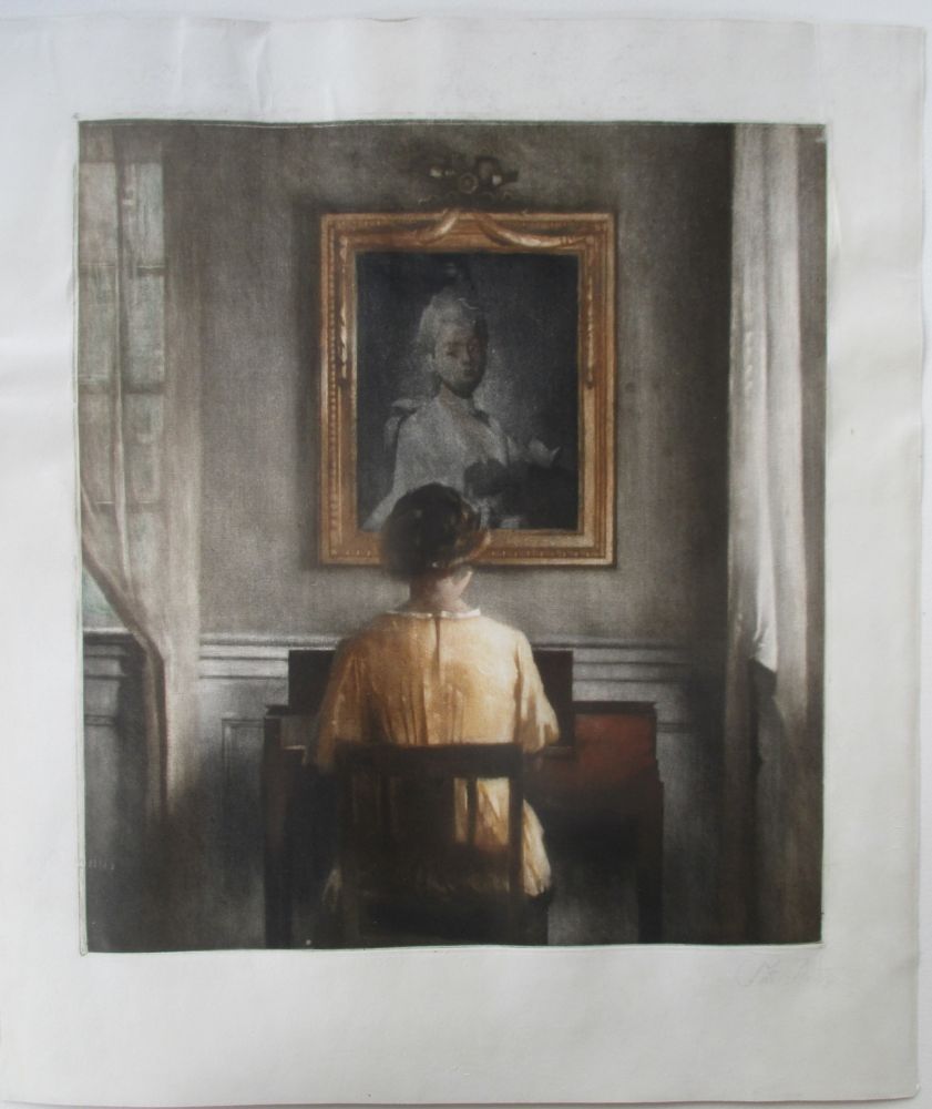 Maniera Nera Ilsted - At the Spinet