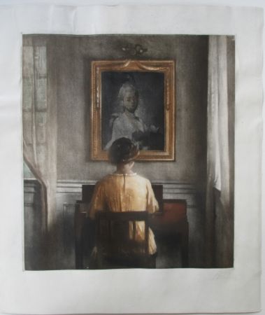 Maniera Nera Ilsted - At the Spinet