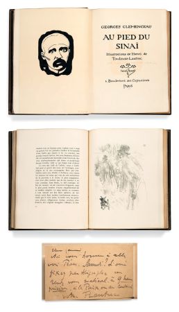 Libro Illustrato Toulouse-Lautrec - AU PIED DU SINAÏ. Illustrations de Henri de Toulouse-Lautrec, avec suite [1898].