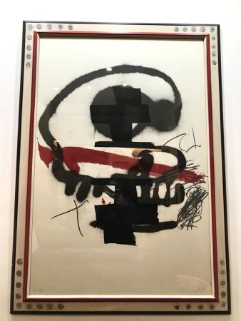 Litografia Tàpies - Ausstellung Tàpies - Milano