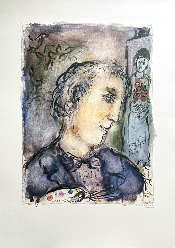 Manifesti Chagall (After) - Autoportrait