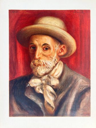 Litografia Renoir - Autoportrait