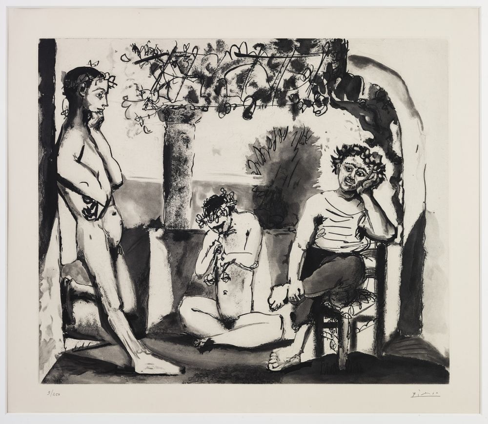 Acquatinta Picasso - Bacchanales
