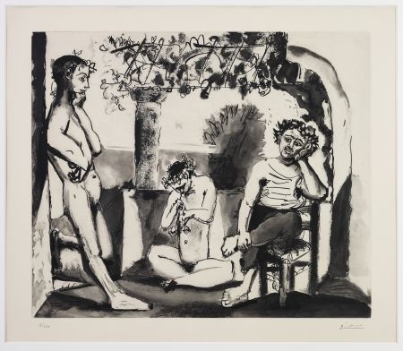 Acquatinta Picasso - Bacchanales
