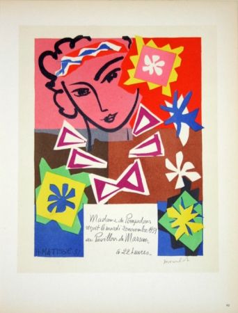 Litografia Matisse - Bal de L'Ecole des Arts Décoratifs  1951