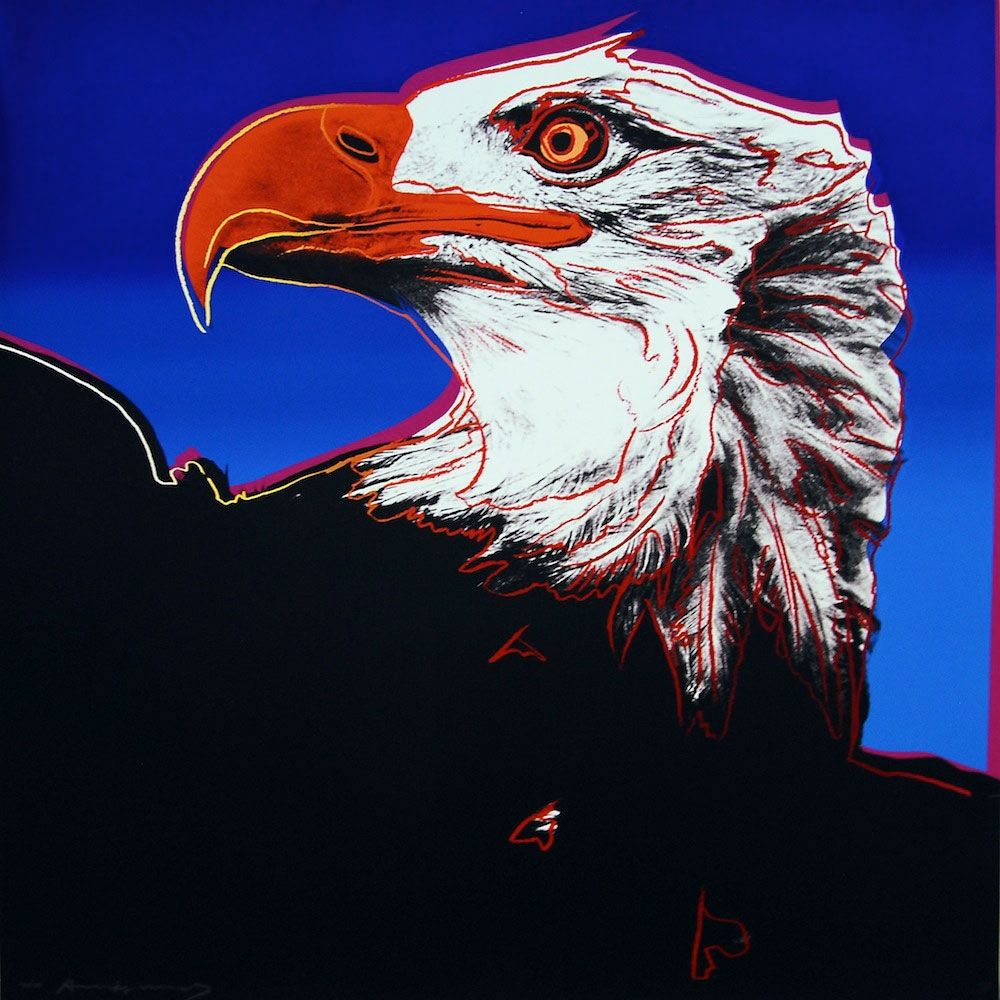 Serigrafia Warhol - Bald Eagle 296