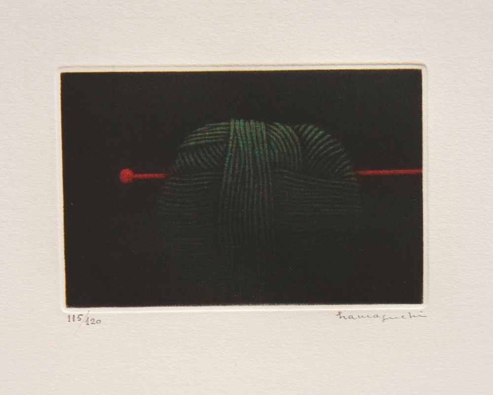 Maniera Nera Hamaguchi - Ball of Green Yarn 