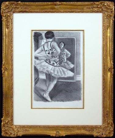 Litografia Matisse - Ballerina Standing In Front of a Mirror