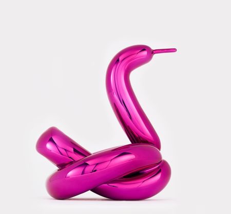 Multiplo Koons - Balloon Swan (Magenta)