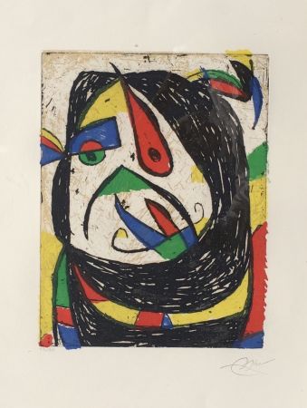 Incisione Miró - Barb IV (D. 1224)