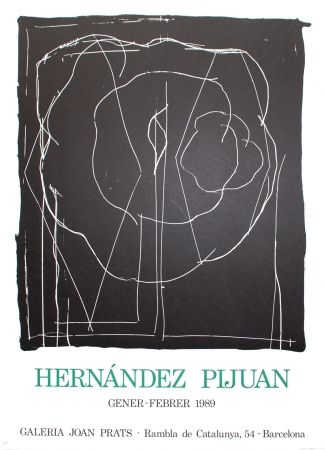 Litografia Hernandez Pijuan - Barcelona-IV