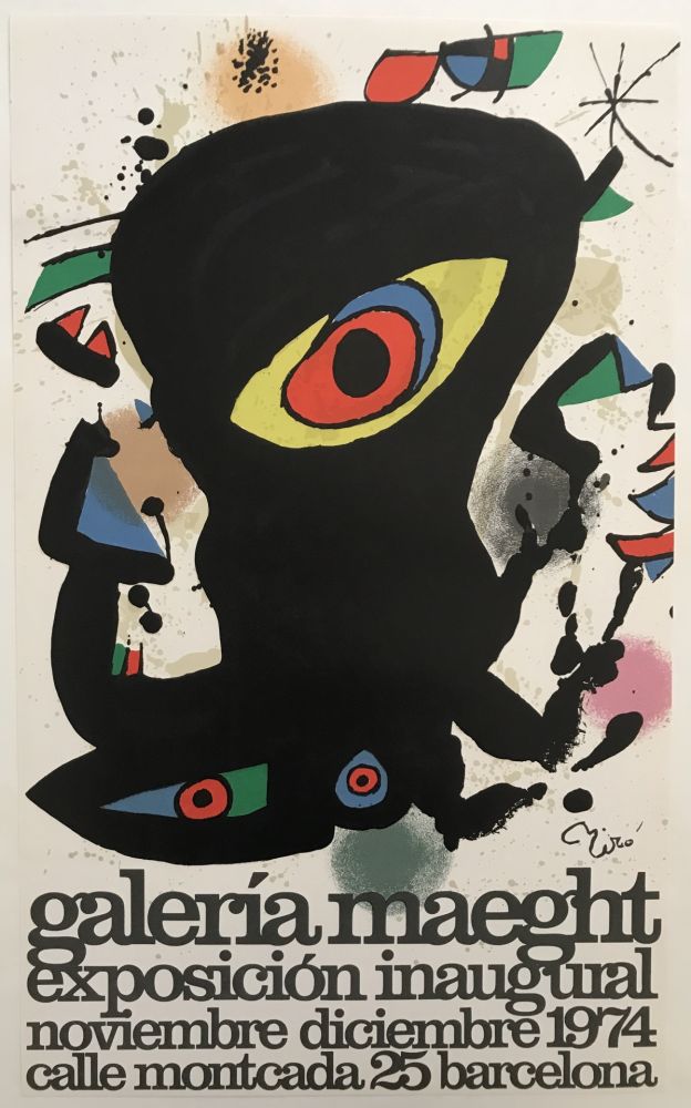 Manifesti Miró - Barcelona / Exposicion inaugural Galeria Maeght